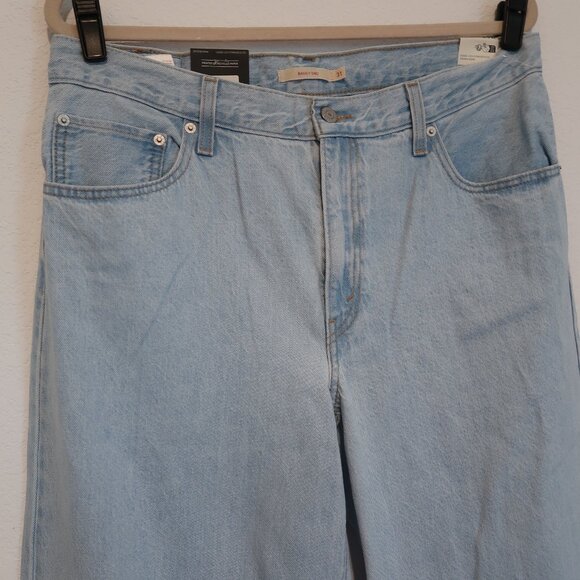 Levi's Baggy Dad Women's Jeans Size 31 Light Sugar - Light Wash - Picture 3 of 8